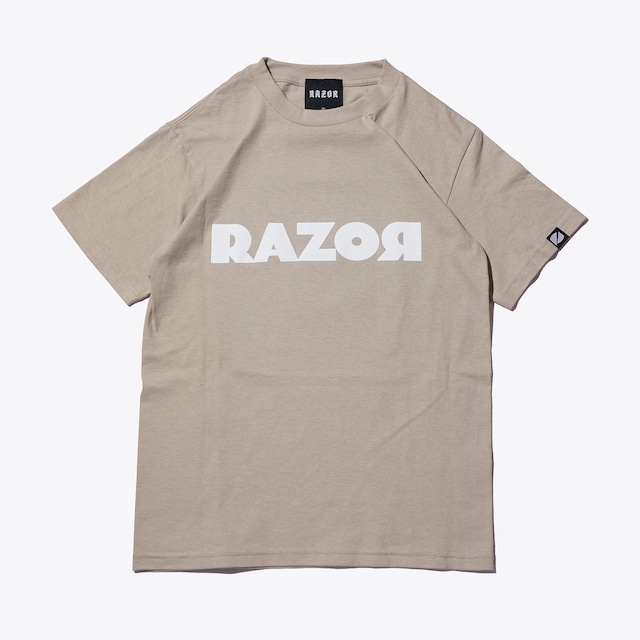 "IRON" T-SHIRT  BEIGE