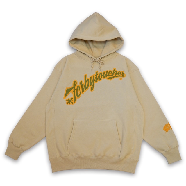 T.C.R CREW  PULLOVER HEAVY OUNCE HOODIE - SAND BEIGE