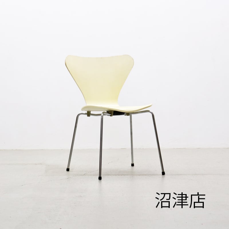 【沼津店】 ヴィンテージ Fritz Hansen フリッツハンセン セブンチェア ホワイト 北欧 デンマーク PKT12067