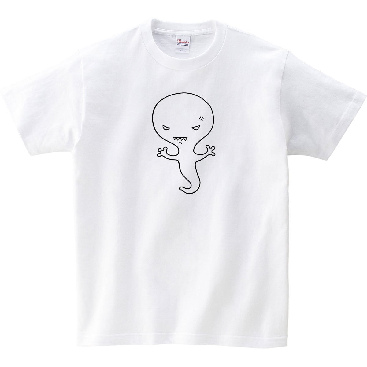 ぶち切れオバケ os56 おもしろTシャツ ゆるキャラ ユニーク かわいい  ぶちギレ
