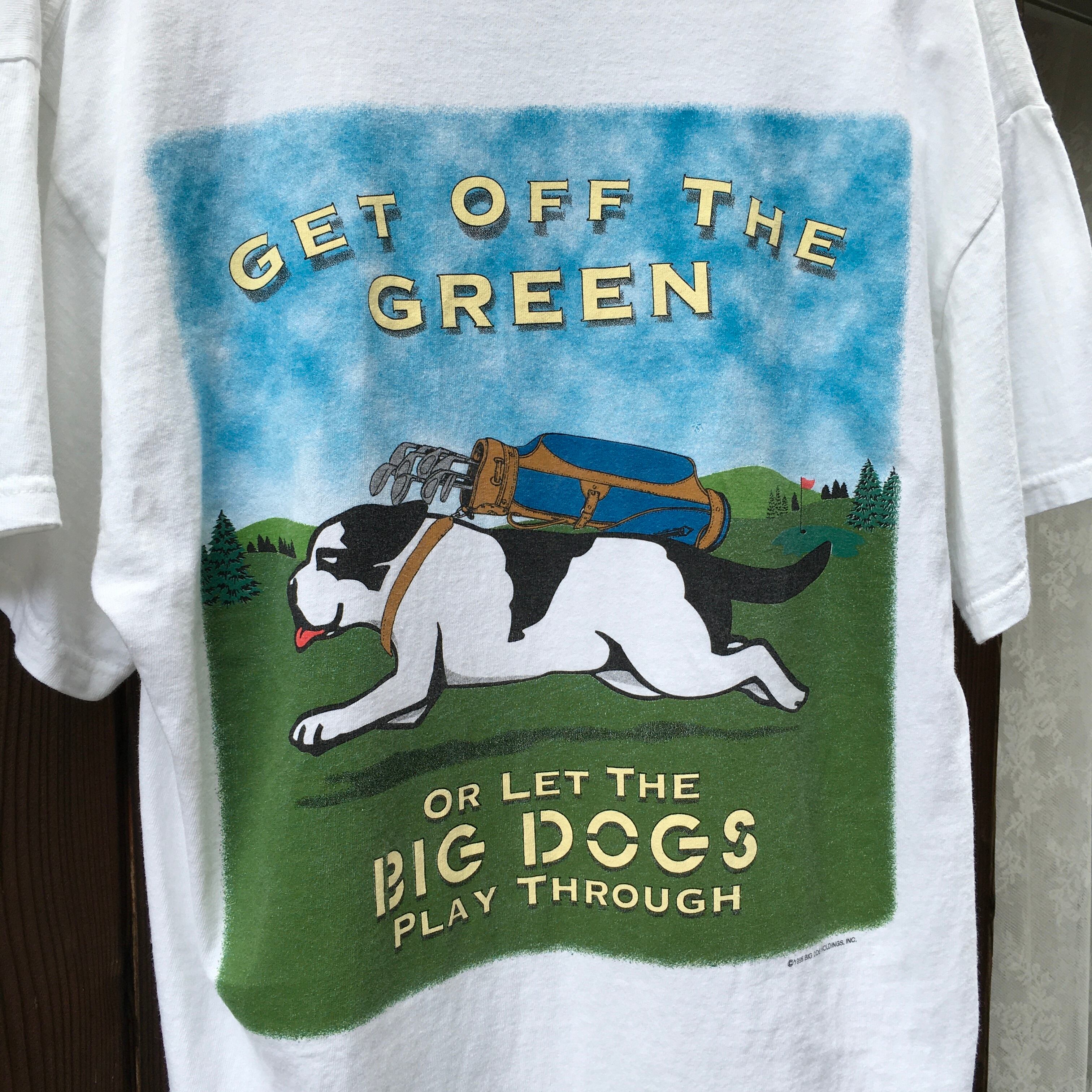 90年代 BIG DOGS プリントTシャツ USA製 メンズXL ヴィンテージ /eaa260341