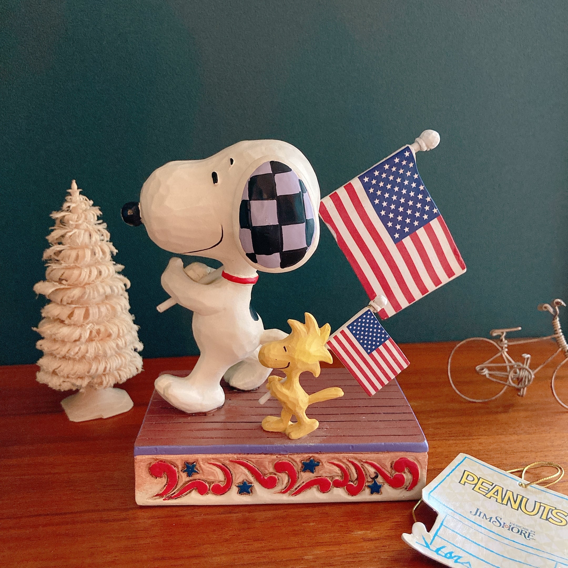 JIM SHORE PEANUTS スヌーピー Snoopy Glory March 置き物