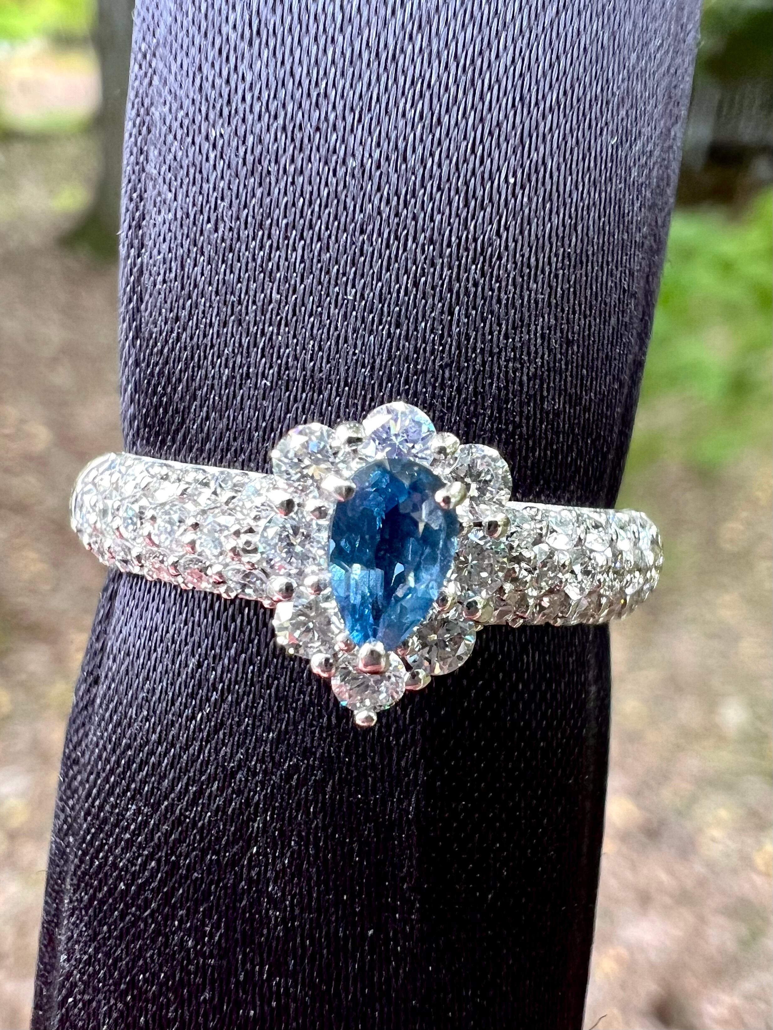 鮮やか Vivid Blue！コバルトスピネルダイヤモンドリング | jewelry KIRARI