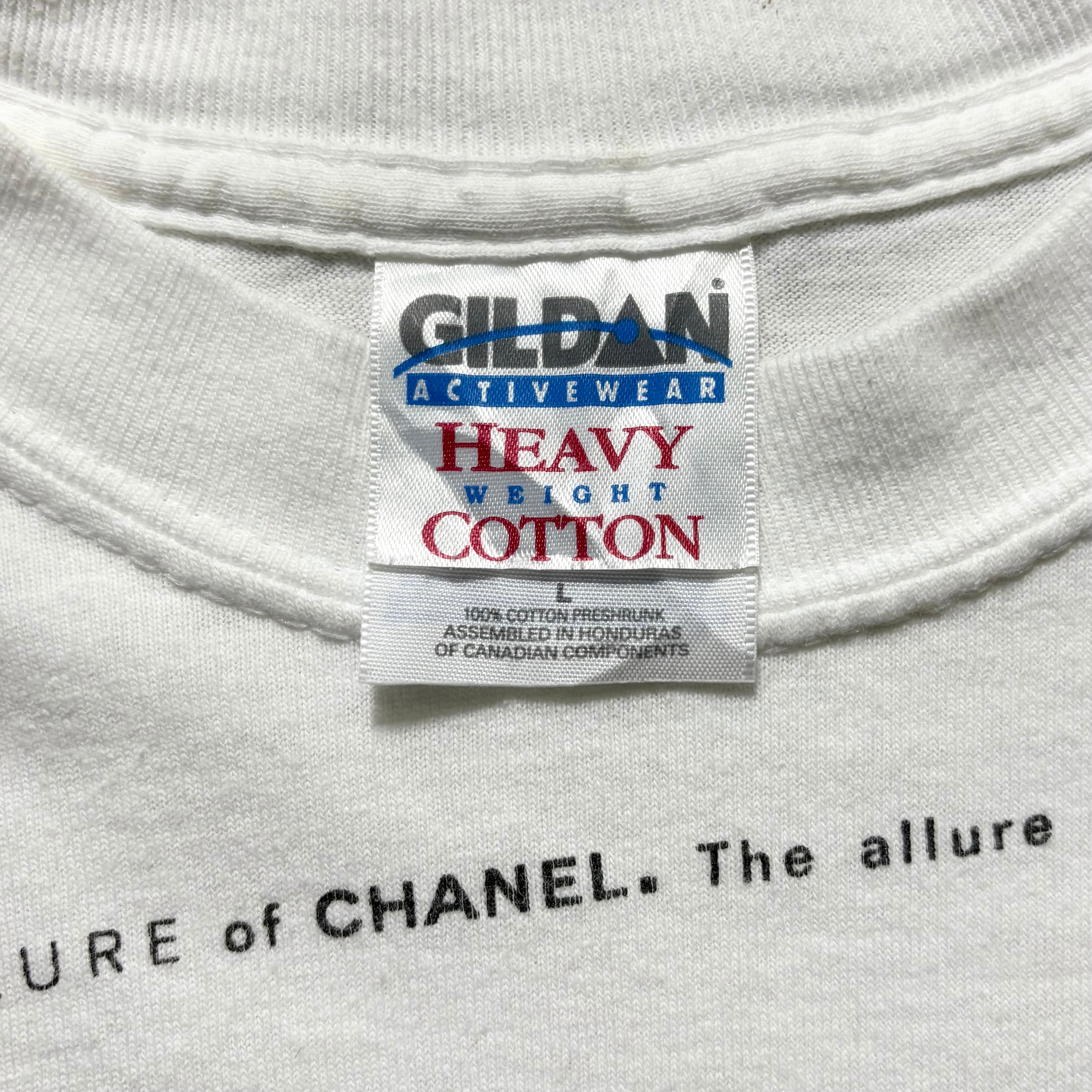 vintage 1990's~00's CHANEL “THE ALLURE of CHANEL” promo tee | NOIR