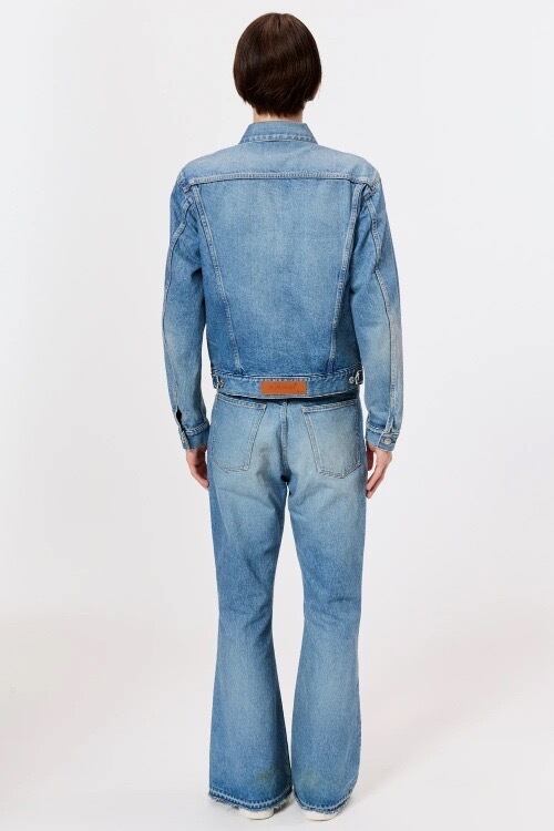 25SS】MASU ”MASU BOYS” EMBLEM BELL-BOTTOM JEANS (INDIGO