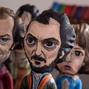 Stanley Kubrick a director of "The Shining" art doll by dddalina