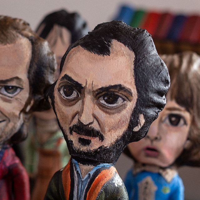 Stanley Kubrick a director of "The Shining" art doll by dddalina