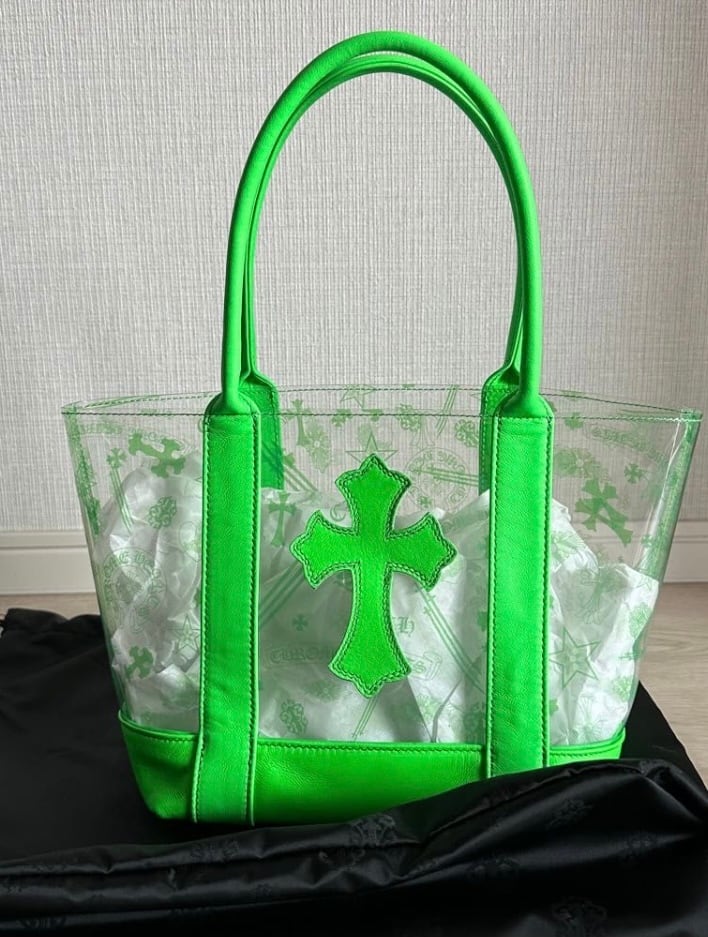 Chrome Hearts クロムハーツ クリアトート ハンドバッグ ビニール