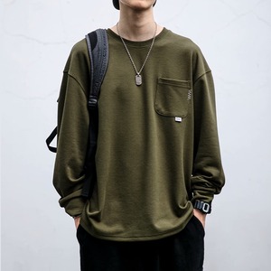 ★SIMPLE DESIGN ROUND NECK SWEATER　　　A0755