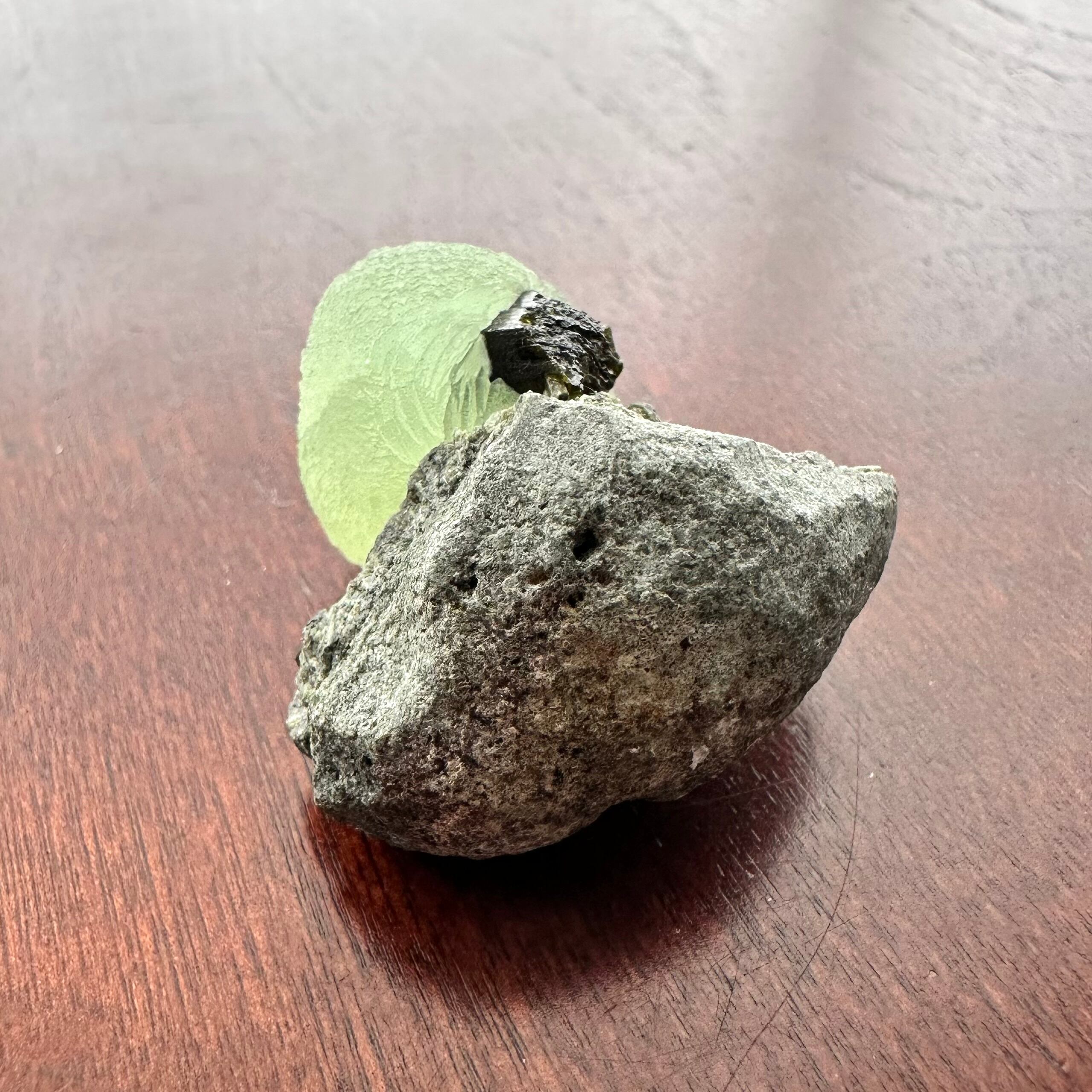 プレナイト / エピドート【Prehnite with Epidote】マリ共和国産