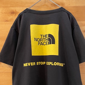 【THE NORTH FACE】ボックスロゴ Tシャツ バックプリント ノースフェイス US古着