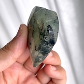 プレナイト*ハート*250806-02*天然石*置き物*インテリアストーン