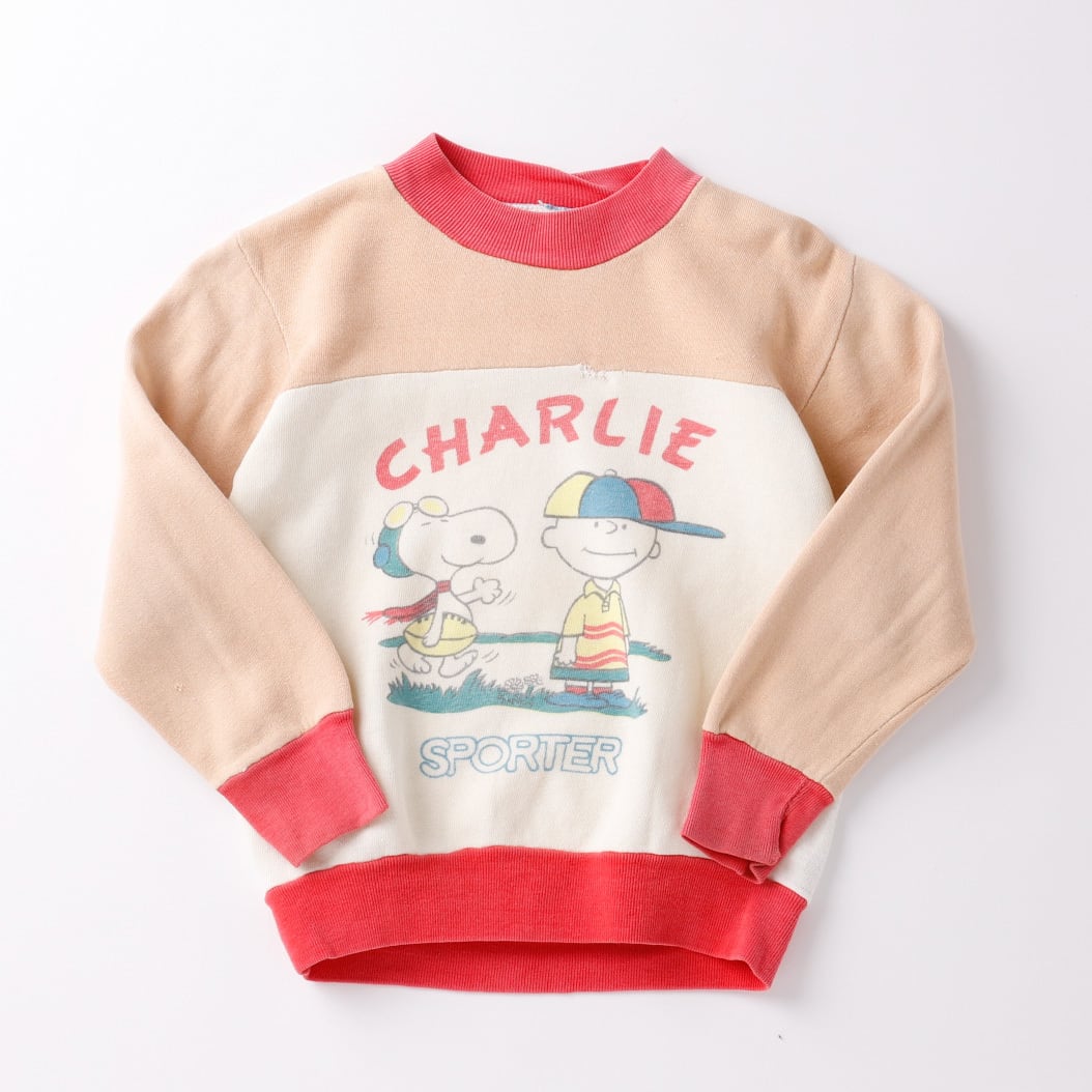 【希少】60s SNOOPY Special Vintage sweat shirt for kids mint condition made in  USA Peanuts ／ ヴィンテージ スヌーピー スペシャル スウェット トレーナー 染み込みプリント キッズサイズ 子供服 USA製 | ...