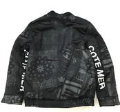 【bomber30】M sizeリバーシブル中綿ボンバー Velour × original print MIX BOMBER JACKET