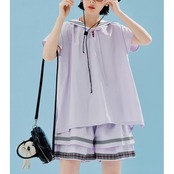 【2color】ピュアコットン ダブルフリル キュロット i0293