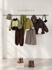 エリーモリー / ELLY MOLLY / アルデンウールハーフジップ / 韓国子供服 / キッズ / 26winter〖取寄〗*3~11号*
