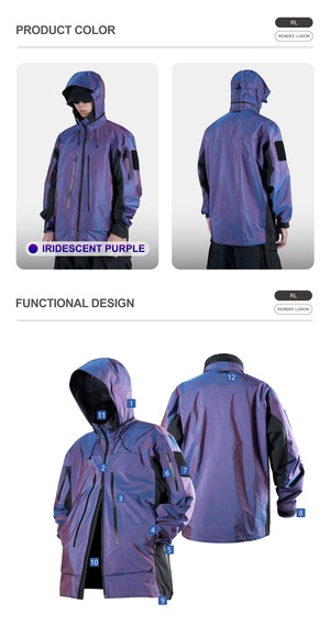 REINDEE LUSION 26AW OUTDOOR CITY 3L WATERPROOF HARDSHELL JACKET