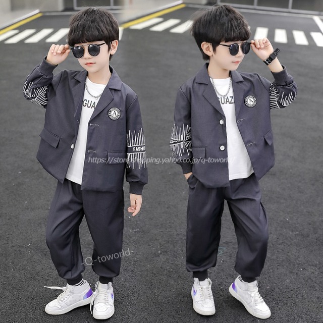 【90㎝-150㎝】スーツ　フォーマル　２点セット　シャツ+パンツ　セットアップ　韓国版　　男の子　韓国子供服　子供服　キッズ　
