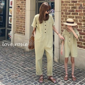 «sold out»«ママサイズ»«love rosie» リネンオーバーオール