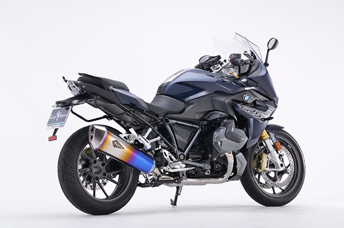  R1250RS用　アールズギア　チタンドラックブルーマフラー R1250RS/R（'19～'22）リアルスペック チタンフルエキゾースト