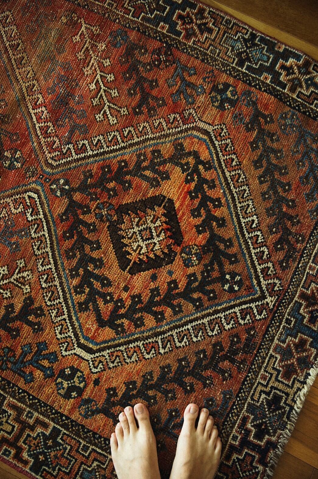 291 -Vintage Qashqai rug