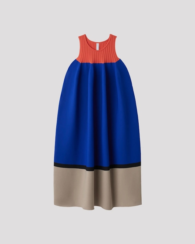 【CFCL】POTTERY SLEEVELESS BUST FLARE DRESS