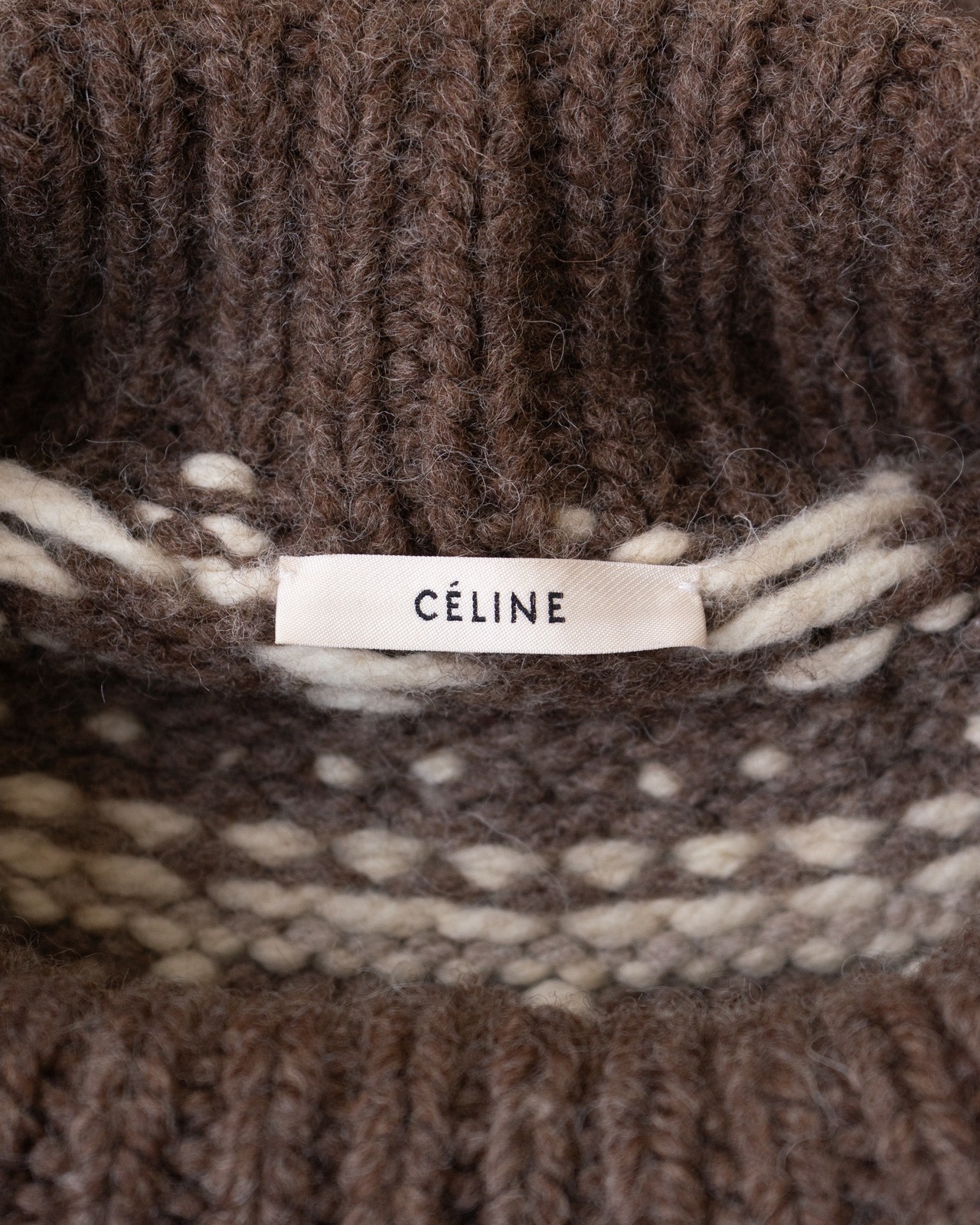 〈CÉLINE by phoebe philo〉High neck sweater