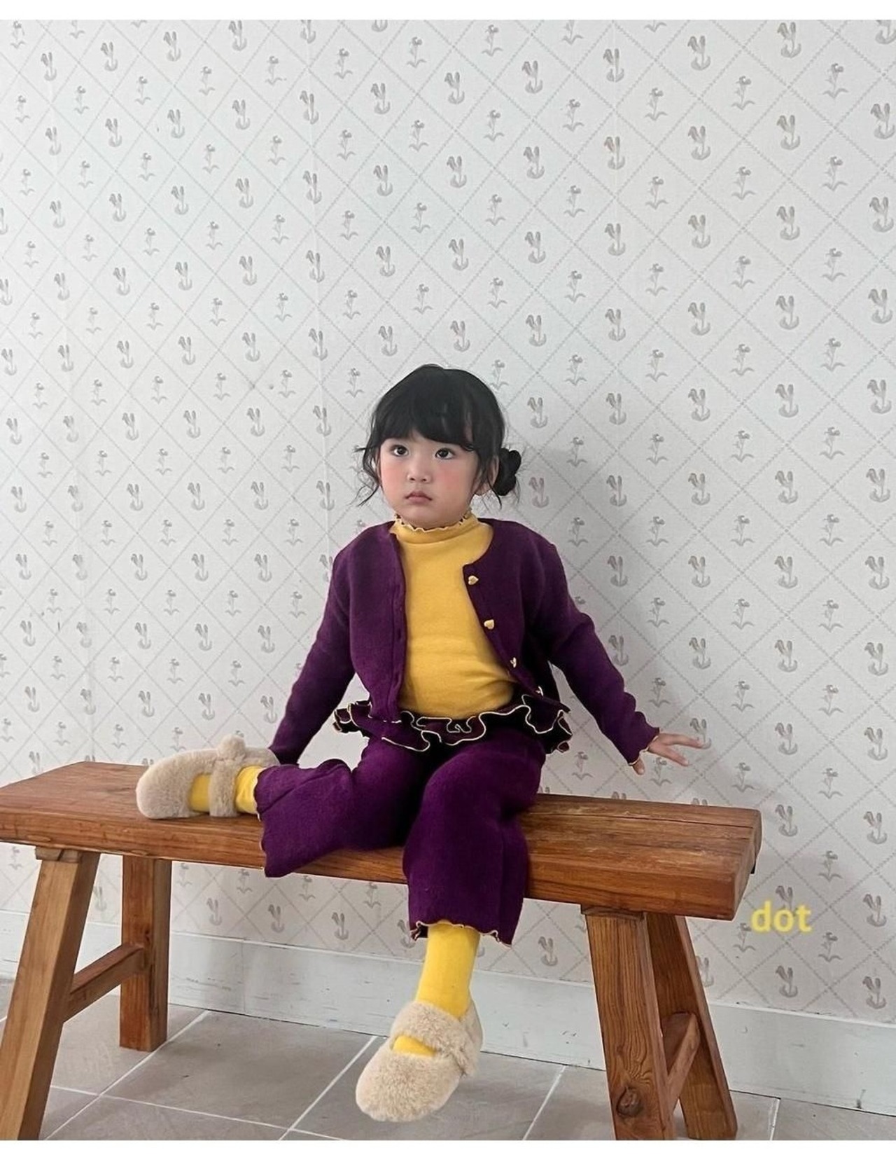 ドット / dot. / ルルルルパンツ / 韓国子供服 / キッズ / 26winter〖取寄〗*XS~XL*