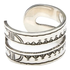 ADAWAT'N TUAREG(アダワット トゥアレグ) SILVER RING"Zezi Tissght /Flat/ゼジィ ティサット"