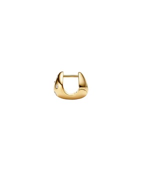 MARIA BLACK マリア・ブラック/ ピアス / Flynn Popcorn Huggie Pierced Earring - Yellow Gold