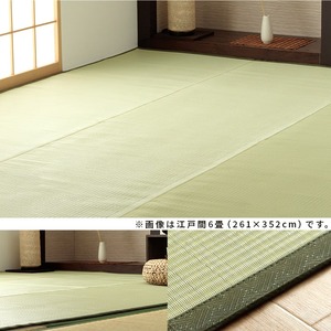 五木 カーペット 261×352cm 江戸間6畳 絨毯 ラグ 洗える カーペット 丈夫 日本製 ござ PPカーペット