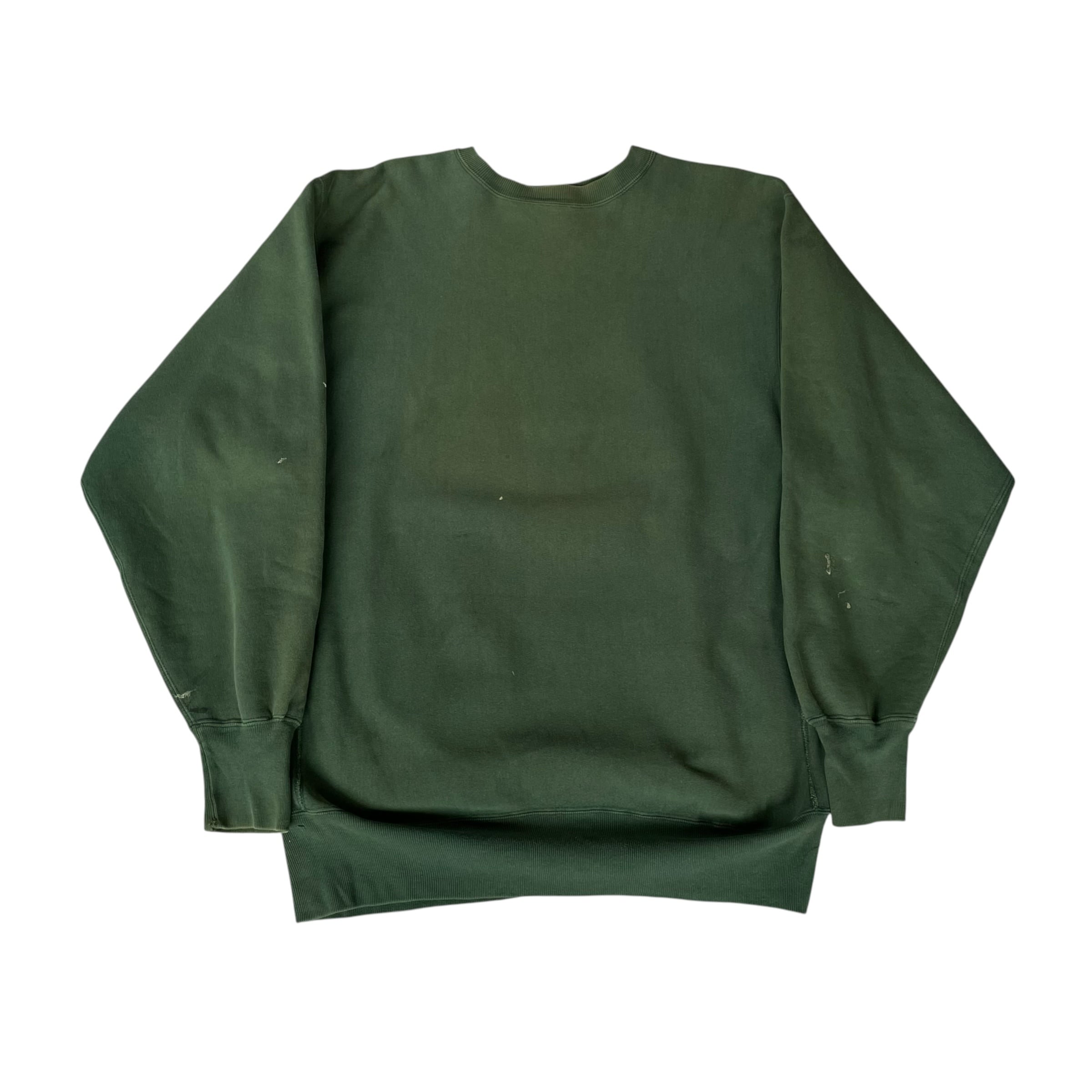 90s Champion reverse weave "moss green" sweat