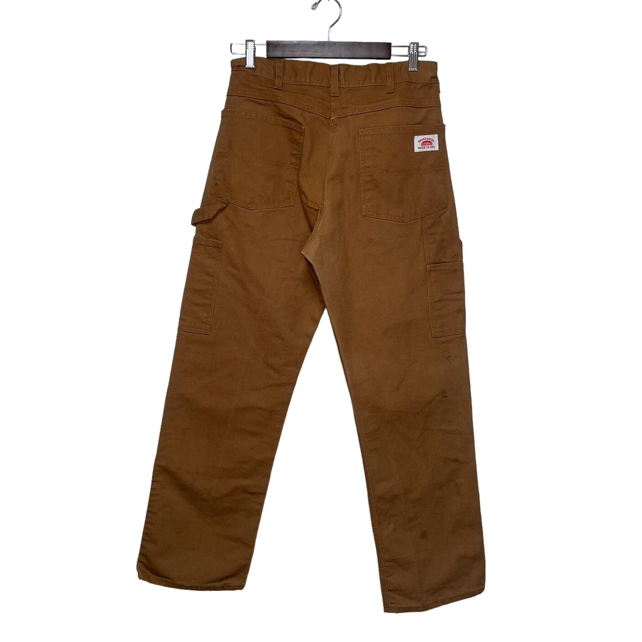 W32×L30#裾上げ済み】【Made in USA】【ダブルニー】ROUND HOUSE