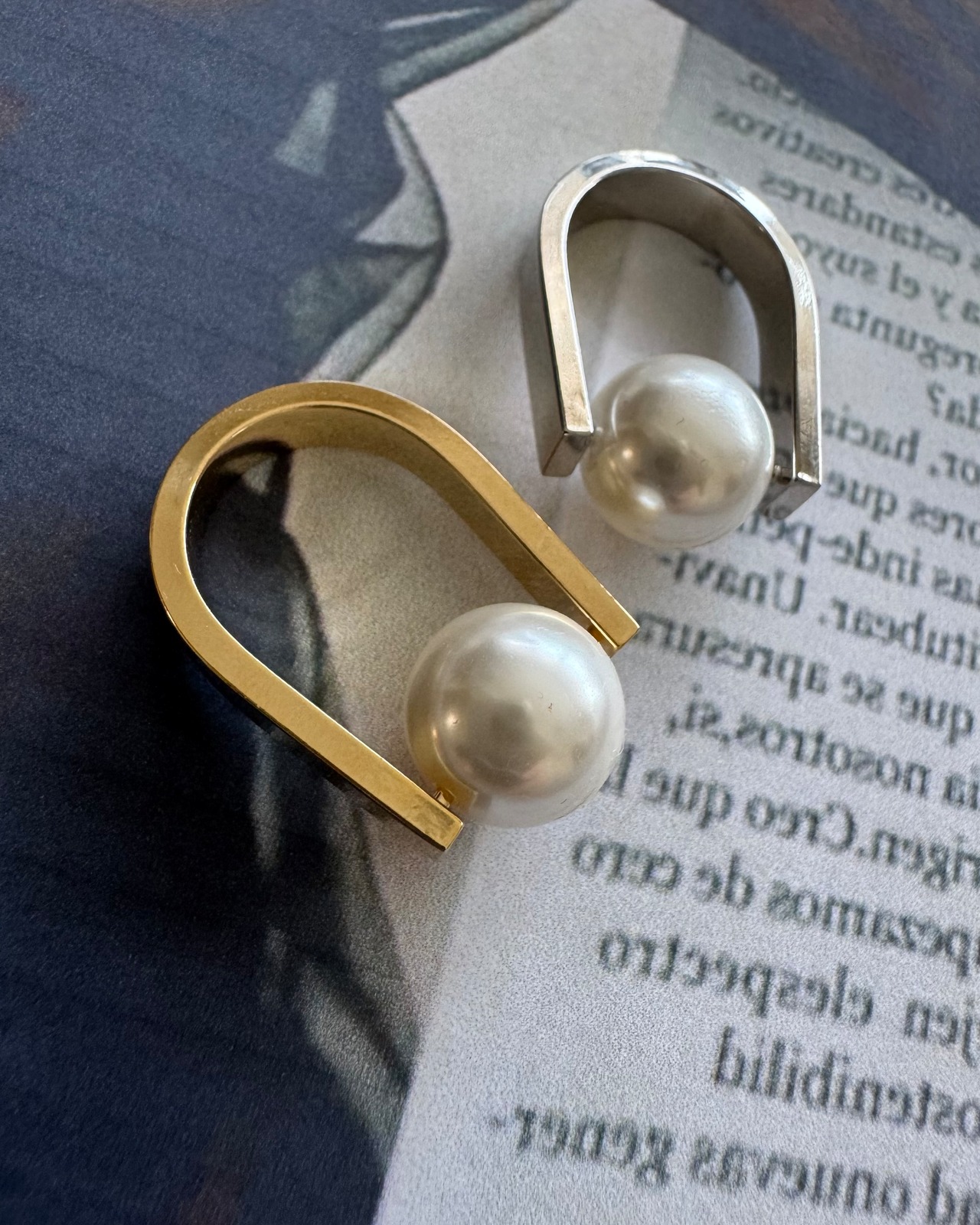 U Pearl  Ring