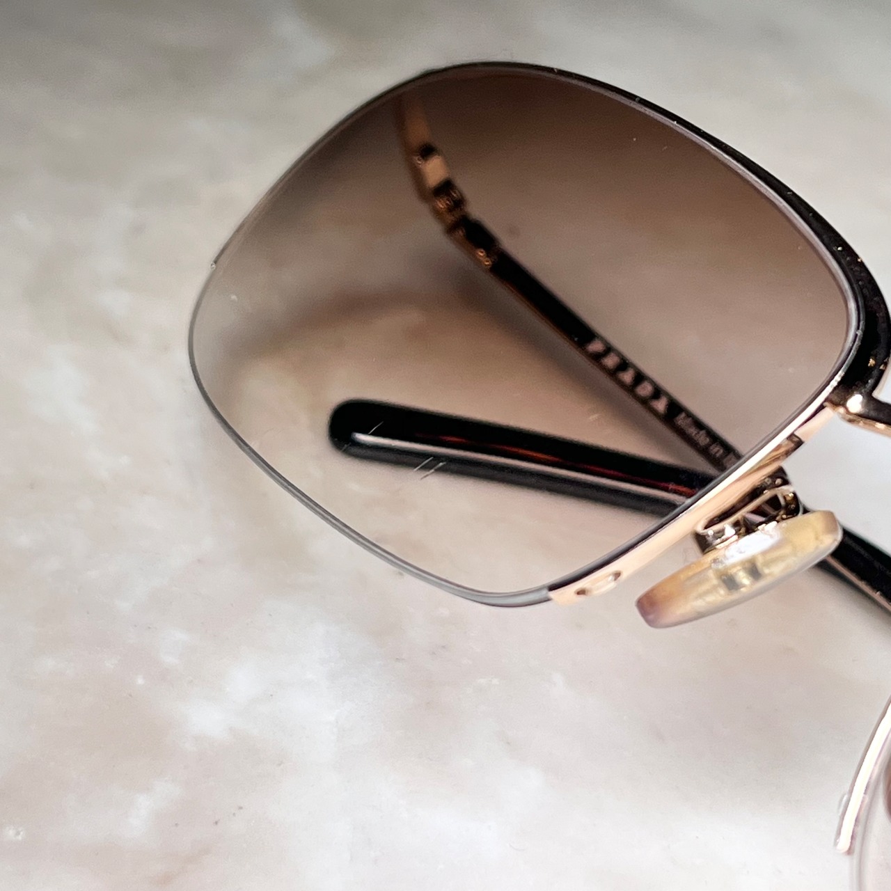 PRADA half-rim glasses