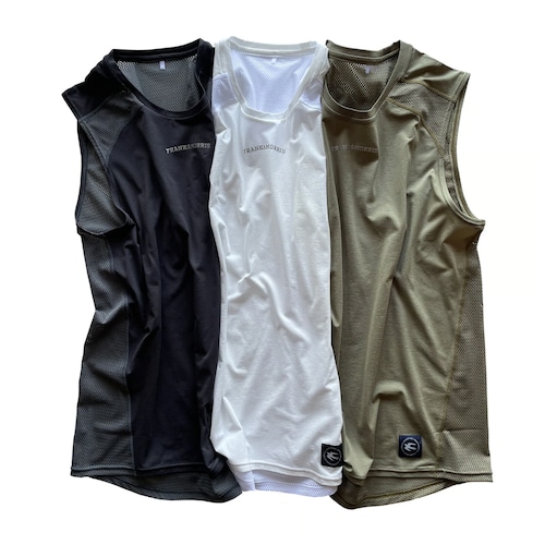 FRANK & MORRIS (フランクアンドモリス) 　F&M Round Mesh Sleeveless