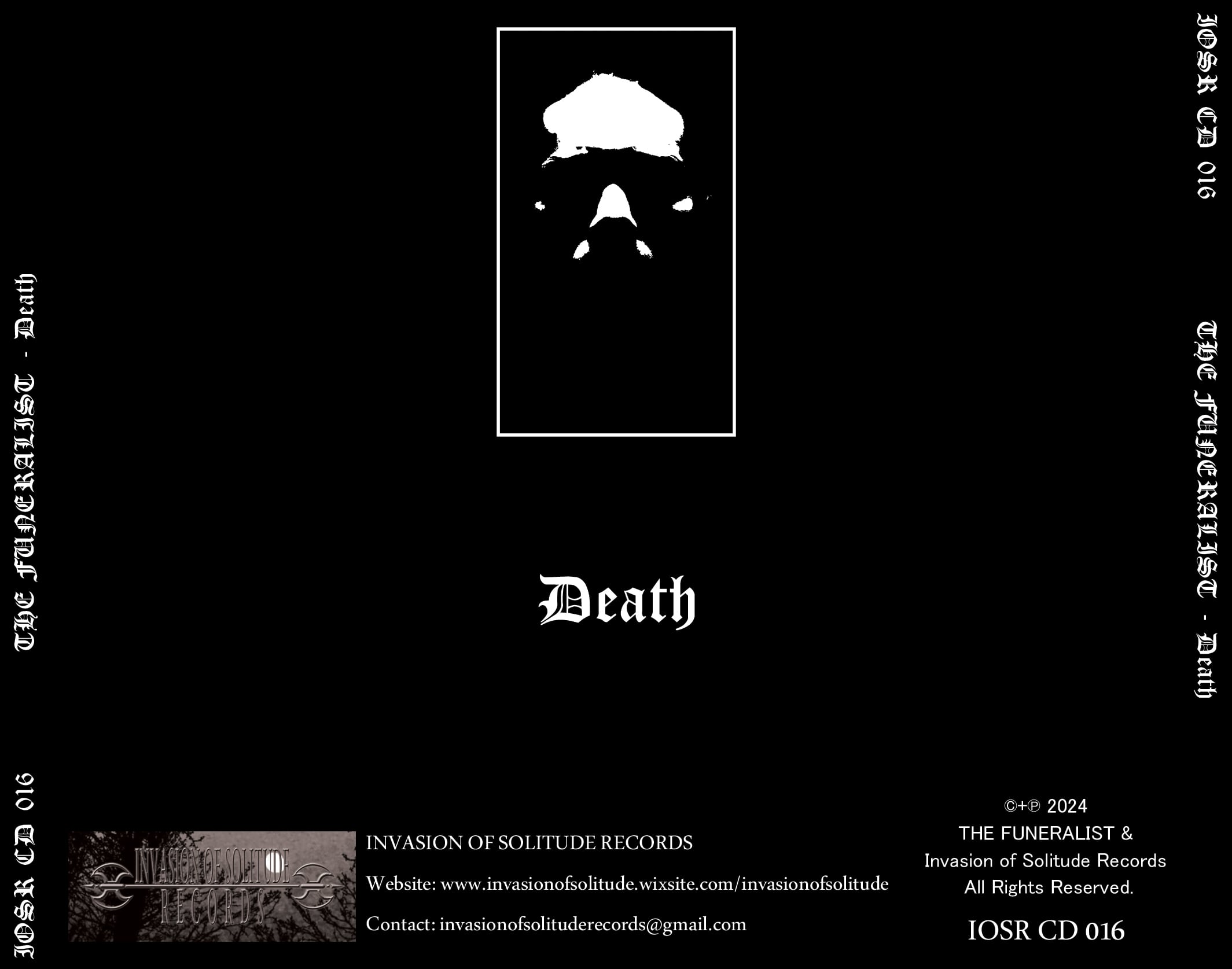 THE FUNERALIST 『Death／死(CD)』 | Invasion of Solitude Records