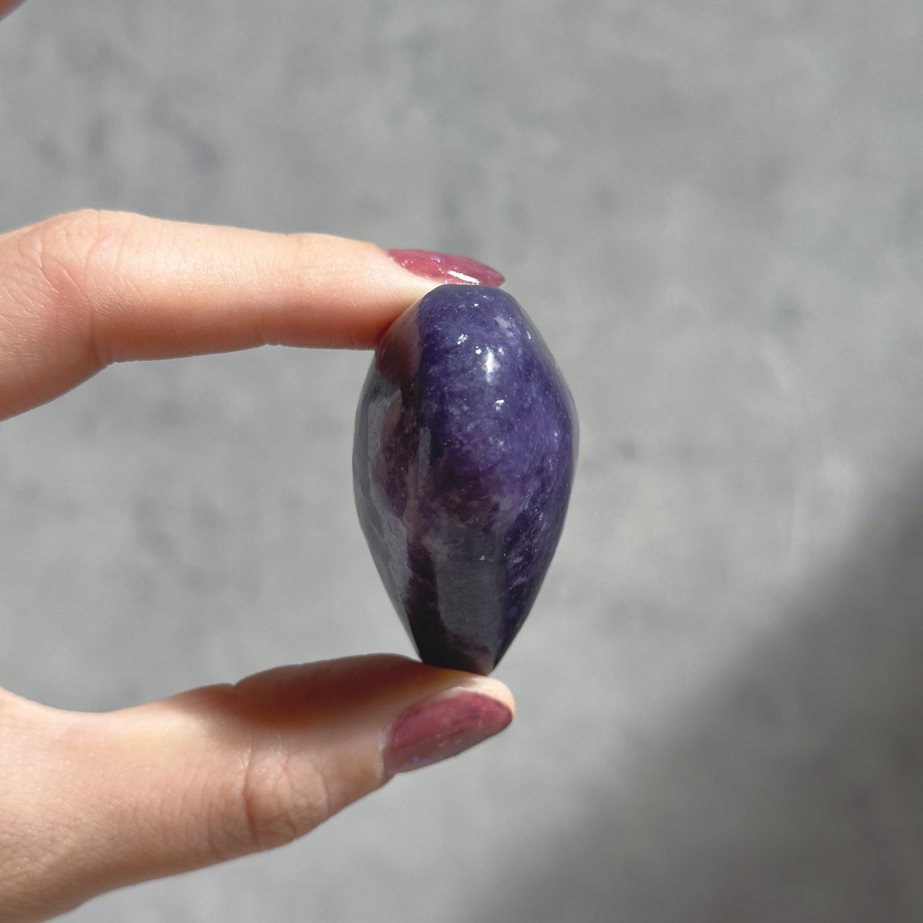 レピドライト ハート11◇Lepidolite◇天然石・鉱物・パワーストーン