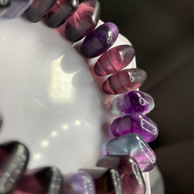 レア✩珍しい色合い✩大きいスクエアフローライトブレスレット