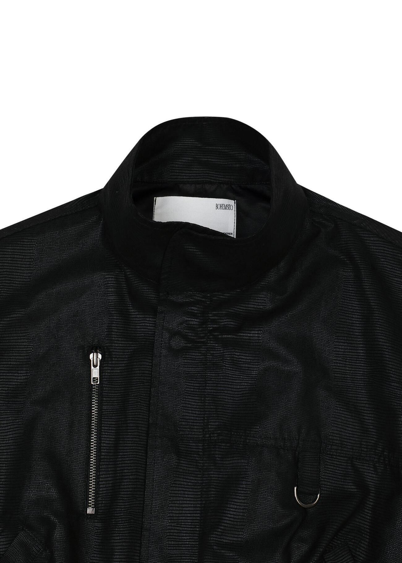BOHEMIAN SEOUL] FIELD SAFARI HALF JACKET, BLACK 正規品 韓国