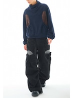 54A0 Baggy Wide Draped Trousers