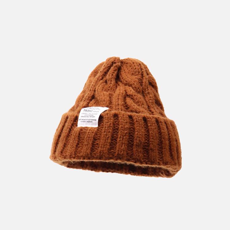 ★TWISTED WOOL KNIT HAT　　25189