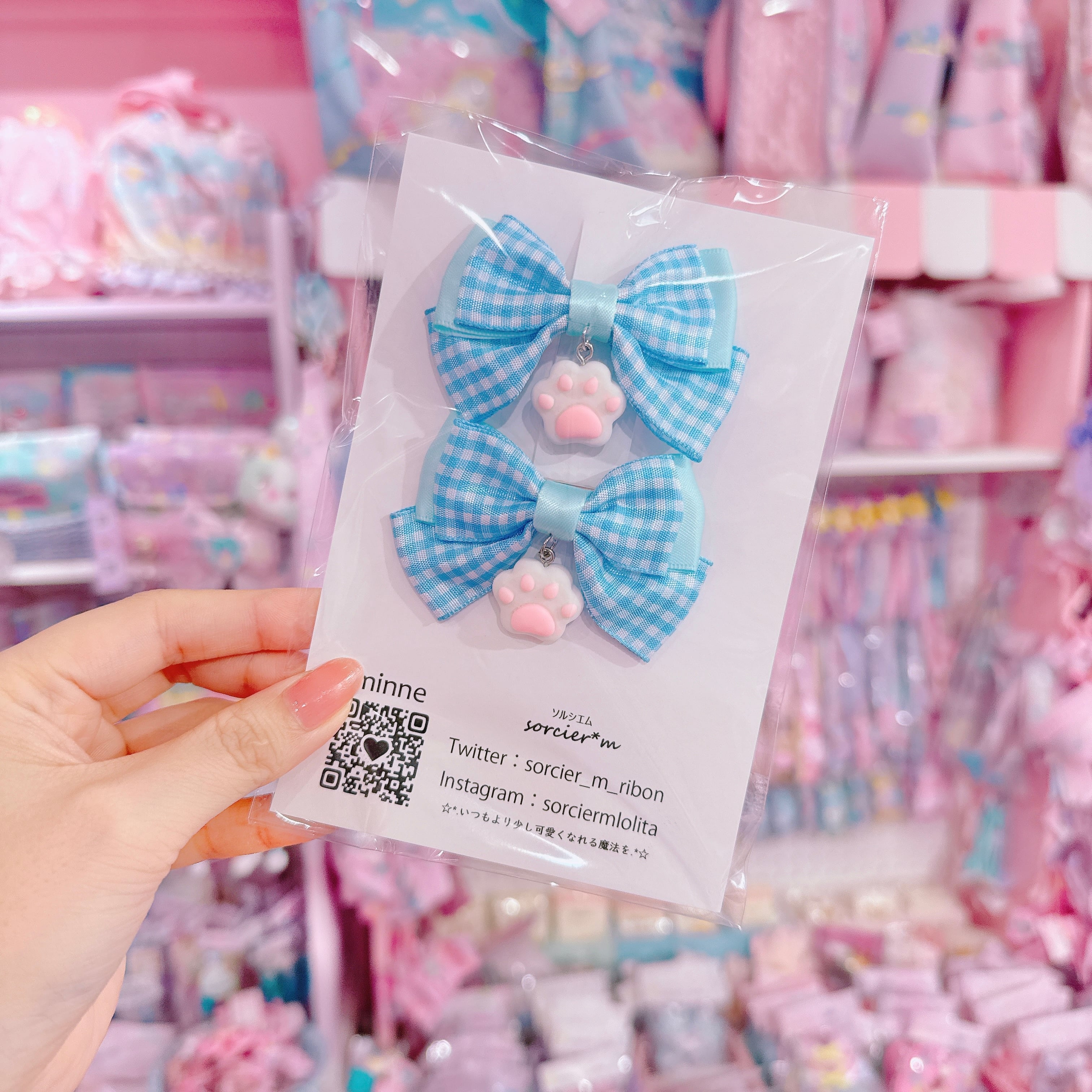 【E10】8-2ツインヘアクリップ