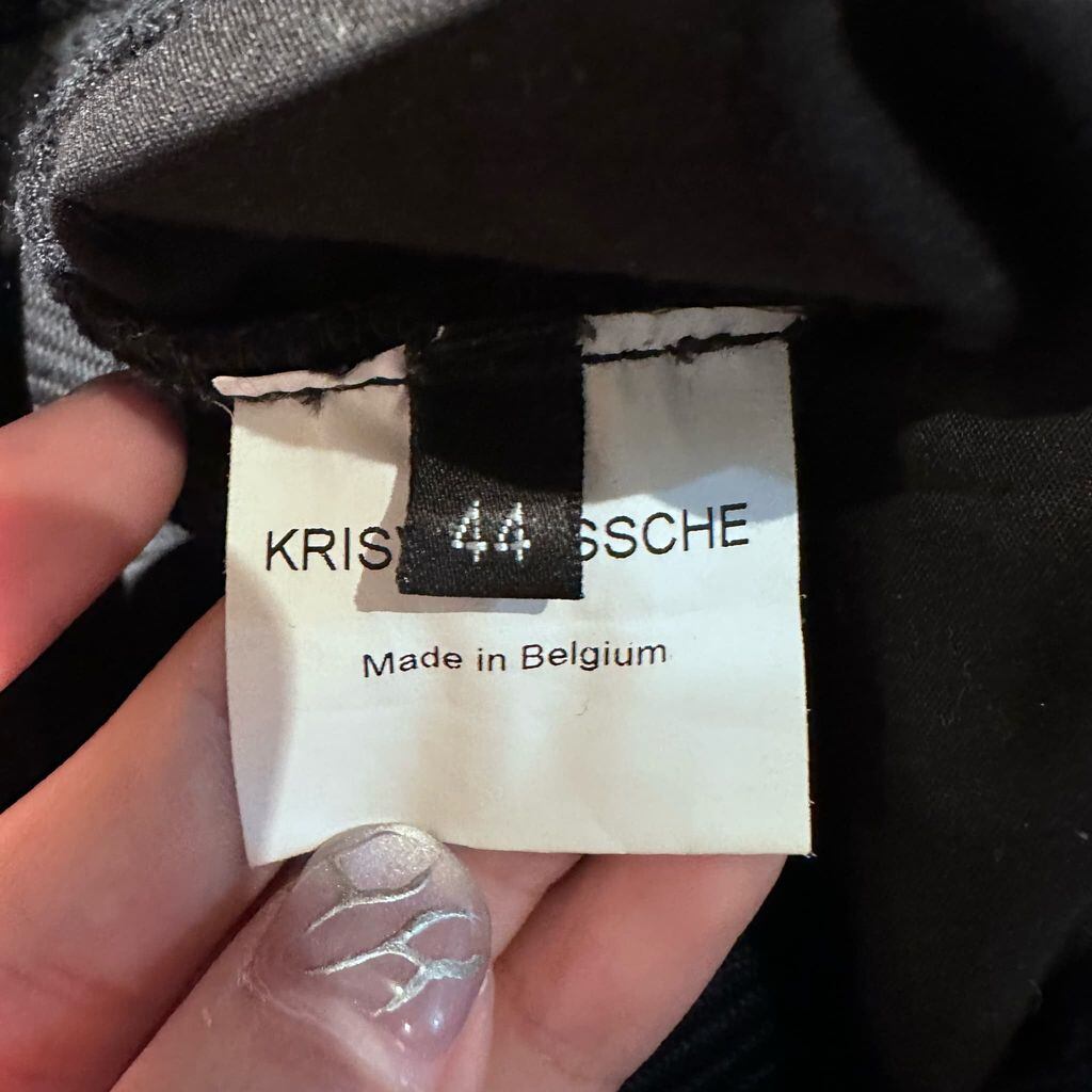 KRIS VAN ASSCHE クリスヴァンアッシュ TAPERED COTTON PANTS