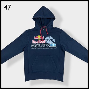 【47】レッドブル アイスクロス redbull crashed icd パーカー ロゴ プリントプルオーバー スウェット フーディー hoodie M FORTY SEVEN BRAND くすみカラー us古着