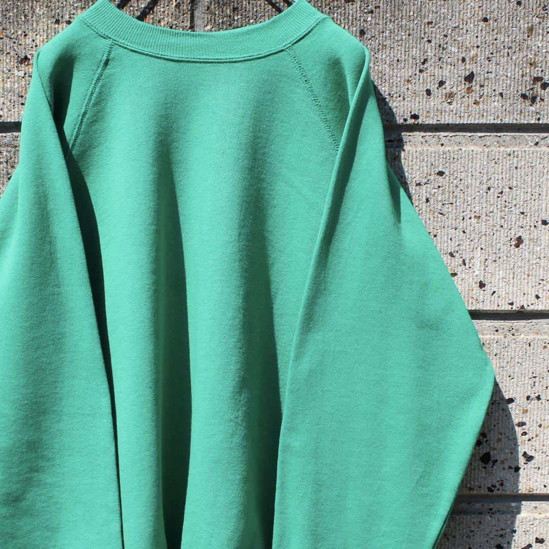 【XLサイズ】USA製 90s Hanes プレーン 無地 ラグラン袖 古着 スウェット