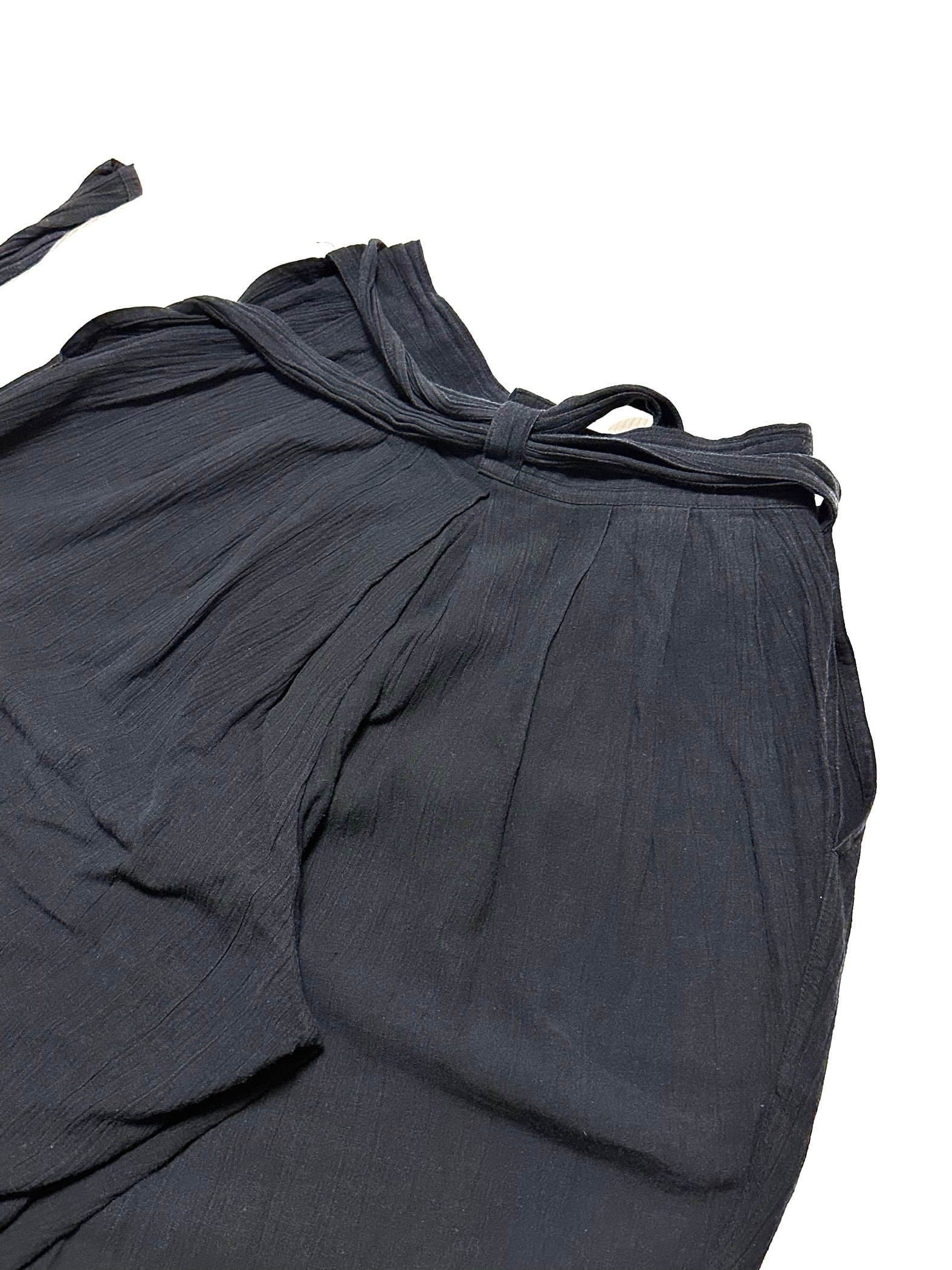 1986 PLANTATION in ISSEY MIYAKE Tied Waist Shrinked Design 1986 PLANTATION in ISSEY MIYAKE Tied Waist Shrinked Design