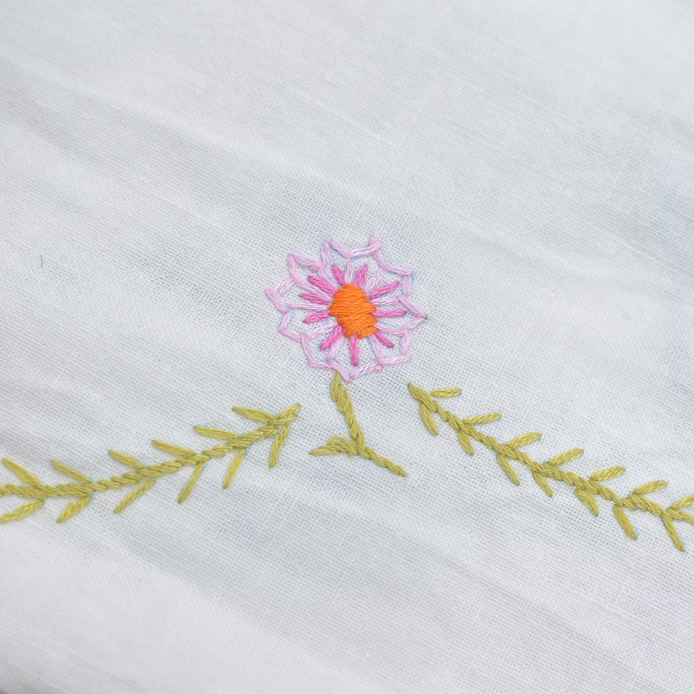 Remakeリメイク 再構築 パッチワーク&フラワー、アニマル刺繍 デザイン