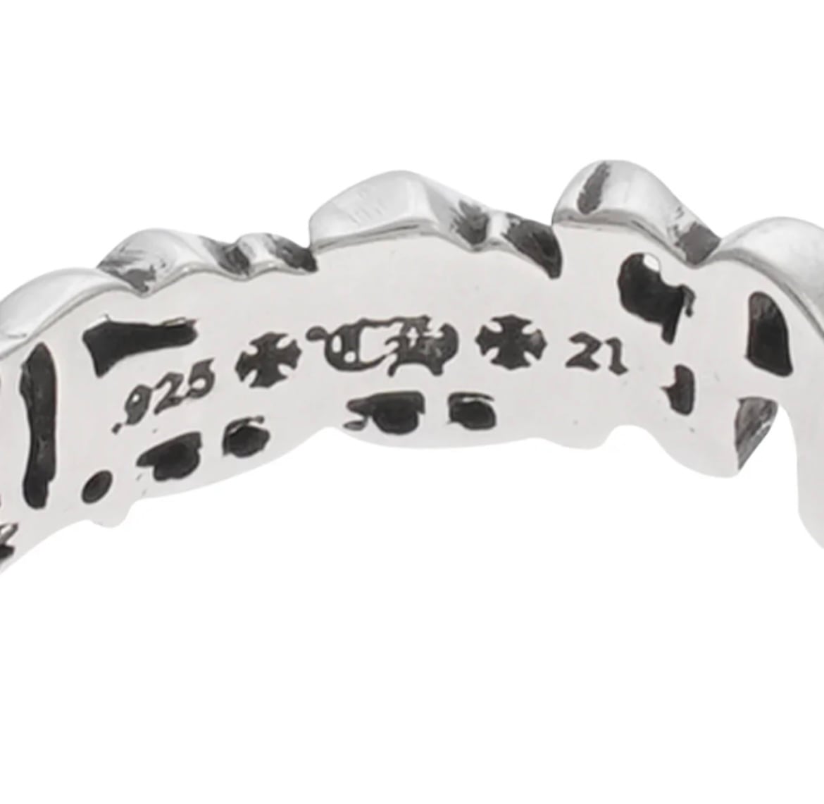 Chrome Hearts クロムハーツ スクリプトバンド Ring リング CHROME HEARTS クロムハーツ スクリプトバンド SCRIPT BAND