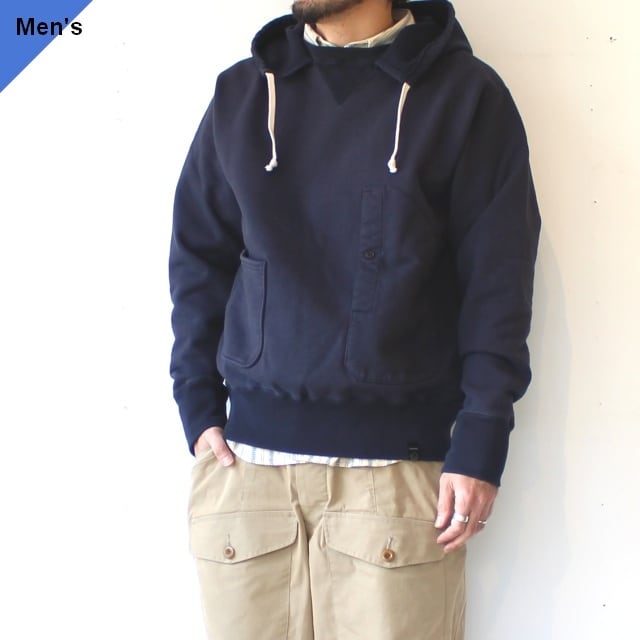 【ラスト1点】PREQUEL ポケットプルオーバースウェットフーディー Sweat hoodie (Navy)
